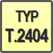Piktogram - Typ: T.2404